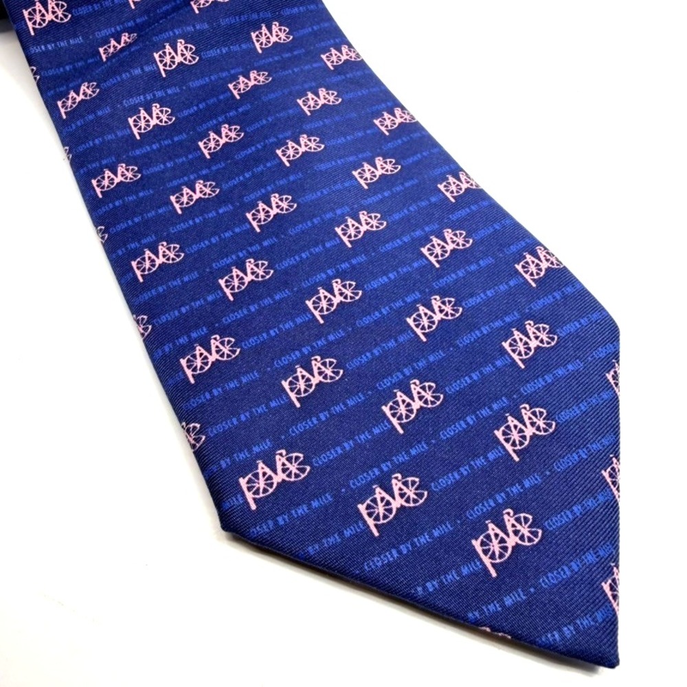 Bird Dog Bay Necktie Blue Bicycle Closer By The Mile Pan Mass Challenge PMC A12